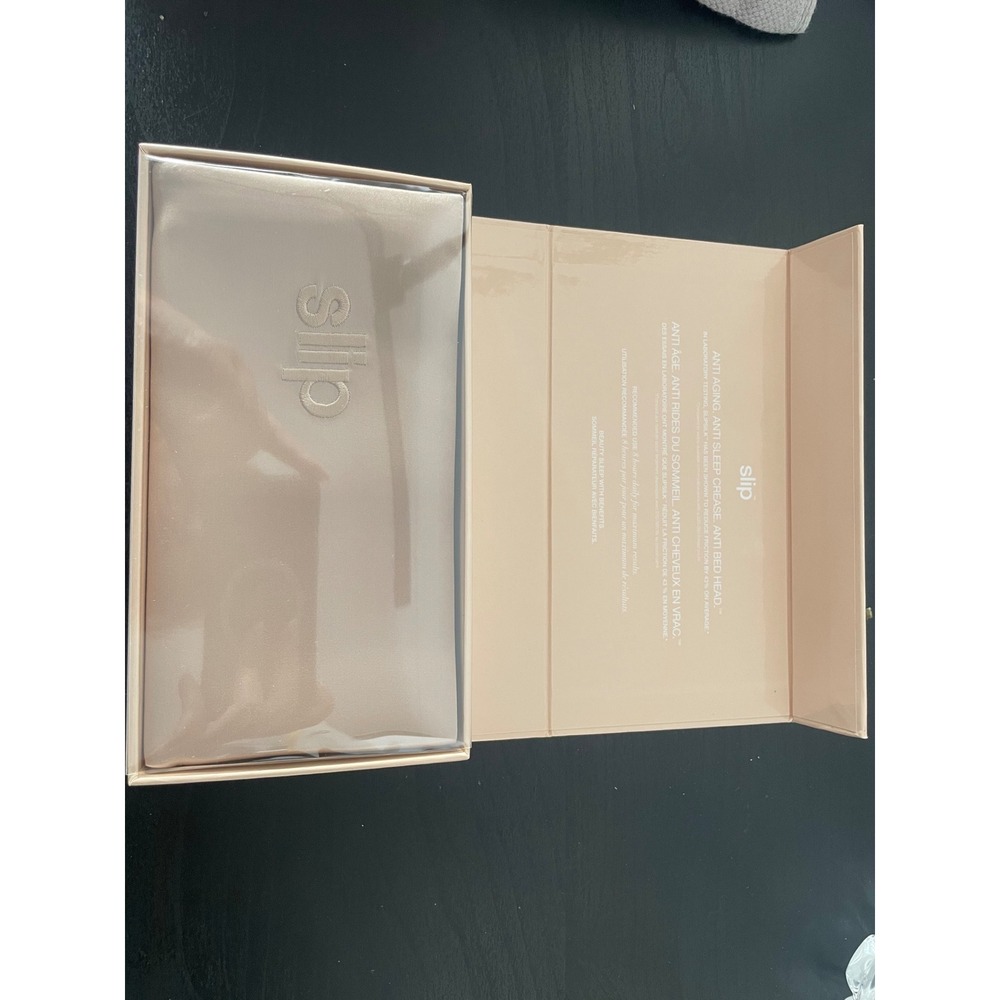 Slip Pure Silk Pillowcase Caramel Champagne Anti Aging Sleep Crease Bed Head New - Picture 2 of 2